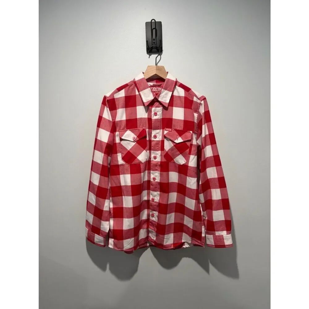 DIXXON Flannel Company The Otto Red & White Buffalo Plaid Button-Down Shirt
